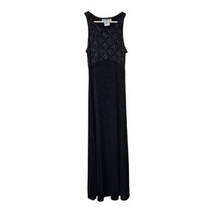 LA BELLE x VINTAGE Y2K slinky maxi dress Sparkle bust NEW OLD‎ STOCK size S